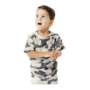 Copper Pearl Cotton Pocket Tee: Ultra-Soft Toddler T-Shirt with Snap Neckline & Pocket, Perfect Gender-Neutral Baby Clothes