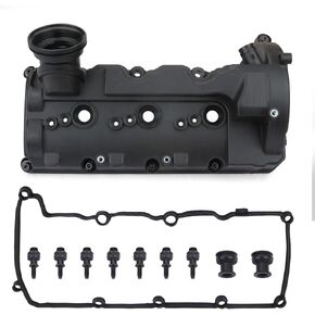 تغطي صمامات المحرك الأيسر مجموعة مع حشيات وبراغي متوافقة مع Audi A6 A7 A8 Q5 VW Touareg 3.0L OE Part 059-103-469-BD 059-103-469-AT