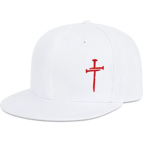 قبعات مسيحية للرجال للنساء - قبعات صليب الإيمان المسطحة - الهدايا الدينية لعيد الميلاد لعيد الشكر in Kuwait