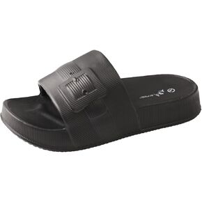 TMA EYES Pillow Slippers for Women Soft Indoor House Shoes Non Slip Bathroom Sandals