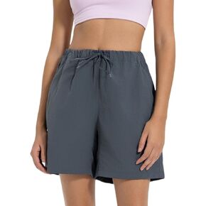 Running Shorts for Women High Waisted Drawstring Athletic Quick Dry Lightweight Shorts with Pockets