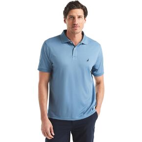 Nautica Men's Classic Fit Short Sleve Solid Deck Polo Shirt