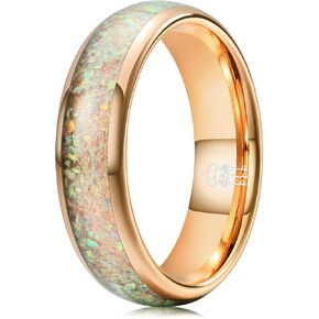 ثلاثة مفاتيح للمجوهرات رجال الزفاف فرق زفاف 4 مم/6 مم Tungsten Viking Carbide Calaite Ring مع مجوهر