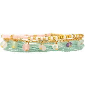 Pura Vida Bracelets Pack Bermuda Style Pack - 3-Piece Handmade Bracelet Stack