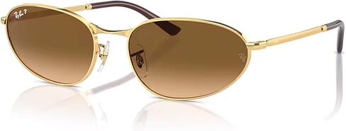 Ray-Ban RB3734 Oval Sunglasses for Men for Women + BUNDLE With Designer iWear Complimentary Eyewear Kit in Kuwait