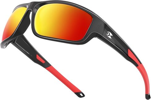 suoso Sports Polarized Sunglasses for Men: Women UV400 Protection Wrap Around Sun Glasses for Fishing Cycling Running Driving in Saudi Arabia
