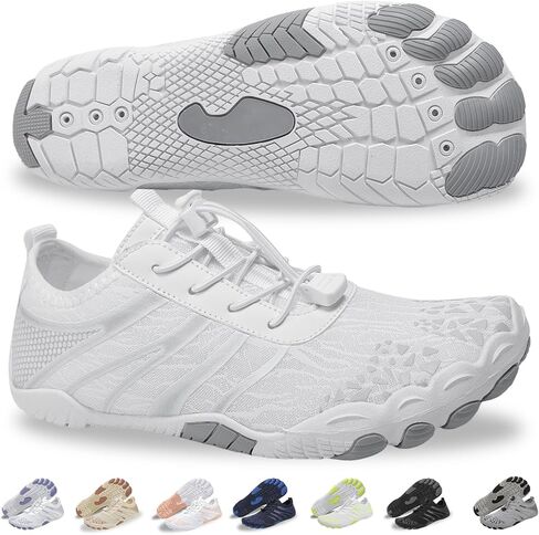 Voyabarefoot Shoes for Women Men 2026 Upgrade Wide Toe Box Barefoot Hiking Sandals,Non-Slip Adjustable Water Shoes for Beach Walking Travel, Comfortable Slip On Walking Shoes in Kuwait