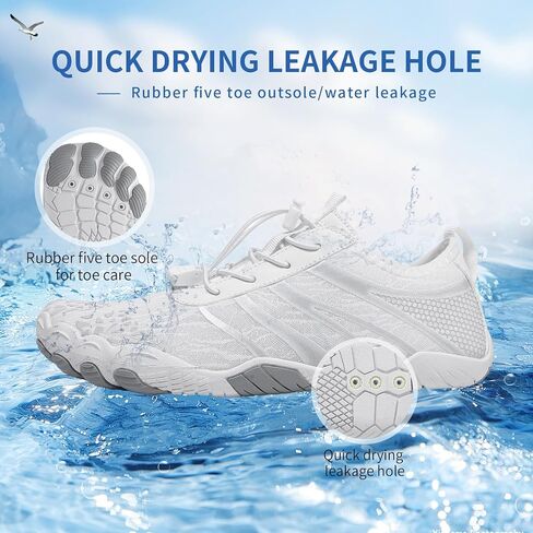 Voyabarefoot Shoes for Women Men 2026 Upgrade Wide Toe Box Barefoot Hiking Sandals,Non-Slip Adjustable Water Shoes for Beach Walking Travel, Comfortable Slip On Walking Shoes in Kuwait