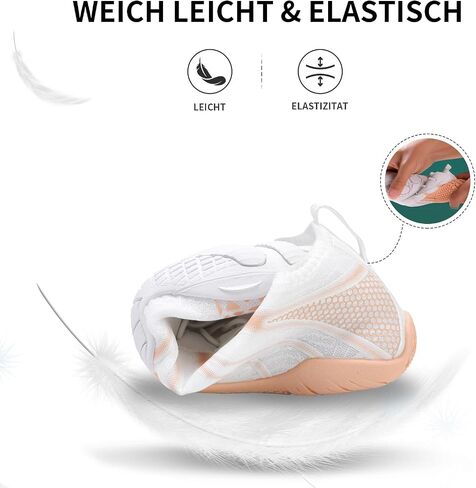 Voyabarefoot Shoes for Women Men 2026 Upgrade Wide Toe Box Barefoot Hiking Sandals,Non-Slip Adjustable Water Shoes for Beach Walking Travel, Comfortable Slip On Walking Shoes in Kuwait