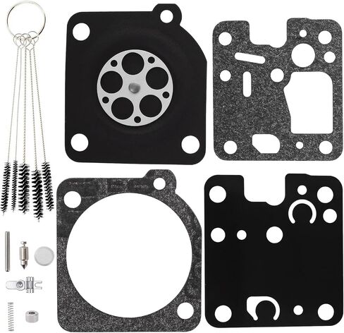 Carburetor Rebuild Kit for Zama RB-107 RB-K70 RB-K71 RB-K72 Echo ES230 ES231 GT200 GT201 HC160 HC180 HC200 PB230 PB231 SRM200 SRM201 SRM230 SRM231 String Trimmer Carb Rebuild Set in Saudi Arabia
