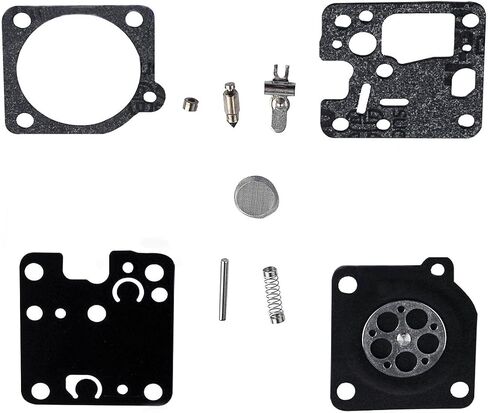 Carburetor Rebuild Kit for Zama RB-107 RB-K70 RB-K71 RB-K72 Echo ES230 ES231 GT200 GT201 HC160 HC180 HC200 PB230 PB231 SRM200 SRM201 SRM230 SRM231 String Trimmer Carb Rebuild Set in Saudi Arabia