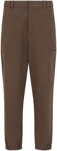 Armani Exchange Men's Stretch Cotton Popeline Jogger with Oversized Zipper Pocket in Saudi Arabia