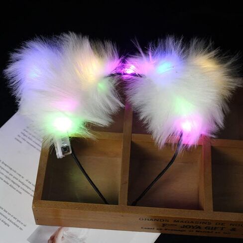 نماذج رأس LED LED CAT ORSALD VAUX FUUX HAIR HAOP LUTE COLATED LIGHT FOR in Kuwait