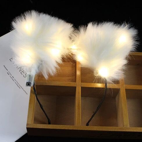 نماذج رأس LED LED CAT ORSALD VAUX FUUX HAIR HAOP LUTE COLATED LIGHT FOR in Kuwait