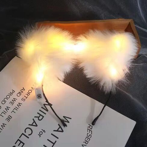 نماذج رأس LED LED CAT ORSALD VAUX FUUX HAIR HAOP LUTE COLATED LIGHT FOR in Kuwait