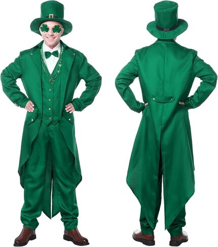 St Patrick's Day Costume Set Adult Men with St Patrick's Day Accessories for St Patrick's Day in Kuwait