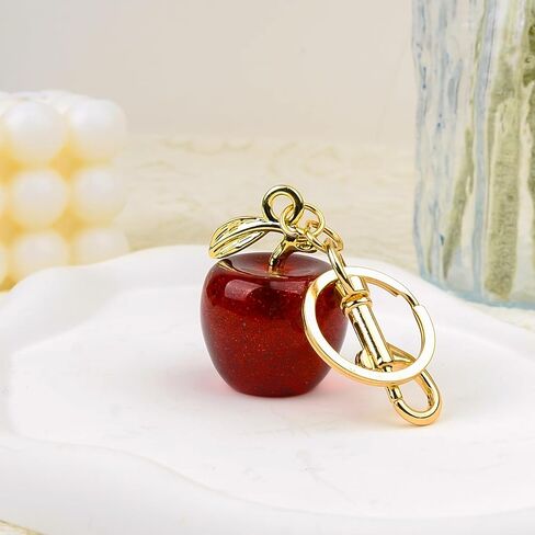 Cherry Bag Charm Purse Charms Keychain, Elegant Purse Bag Charm Cherry Keychain Cute Bag Charms for Handbags Gift and More in Kuwait