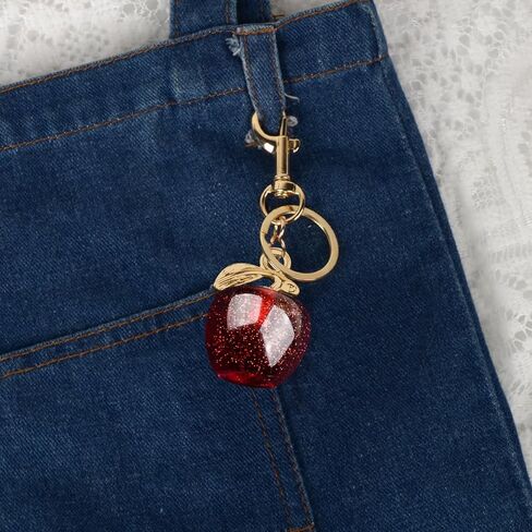Cherry Bag Charm Purse Charms Keychain, Elegant Purse Bag Charm Cherry Keychain Cute Bag Charms for Handbags Gift and More in Kuwait