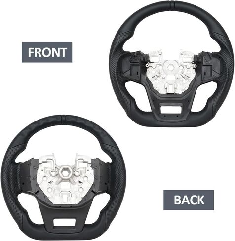 عجلة قيادة ألياف الكربون الحقيقية ، قاع مسطح على شكل د مثقب القبض على عجلة القيادة من أجل فورد برونكو 2021+ in Kuwait