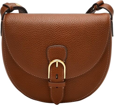 Fossil Women's Everleigh Leather Flap Crossbody Purse Handbag in Saudi Arabia