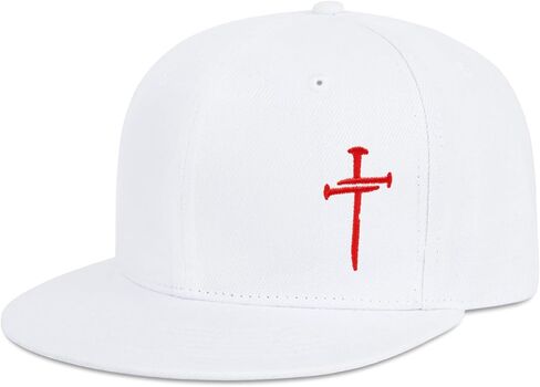 قبعات مسيحية للرجال للنساء - قبعات صليب الإيمان المسطحة - الهدايا الدينية لعيد الميلاد لعيد الشكر in Kuwait