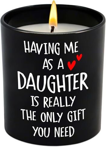 Gifts for Mom from Daughter Son - Long Lasting Vanilla Lavender Scented Candle 10 oz - Mothers Day Birthday Gifts for Mom from Daughter Son, Mama Gift Ideas, Gift for Mother in Law in Saudi Arabia