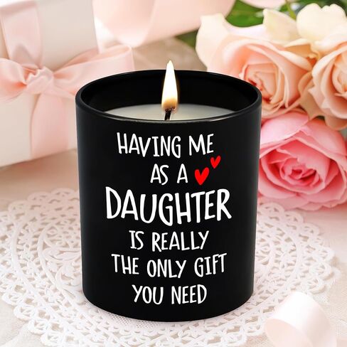 Gifts for Mom from Daughter Son - Long Lasting Vanilla Lavender Scented Candle 10 oz - Mothers Day Birthday Gifts for Mom from Daughter Son, Mama Gift Ideas, Gift for Mother in Law in Saudi Arabia