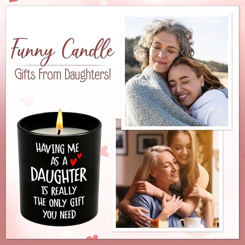 Gifts for Mom from Daughter Son - Long Lasting Vanilla Lavender Scented Candle 10 oz - Mothers Day Birthday Gifts for Mom from Daughter Son, Mama Gift Ideas, Gift for Mother in Law in Saudi Arabia