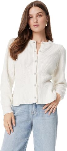 Sam Edelman Women's Keegan Flare Hem Button Front Cardigan Sweater Standard in Saudi Arabia