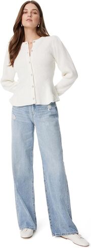 Sam Edelman Women's Keegan Flare Hem Button Front Cardigan Sweater Standard in Saudi Arabia