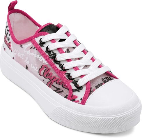 Karl Lagerfeld Paris Women's Everyday Cushioned Insole Gilianne-Lace Up Shoe Sneaker in Saudi Arabia