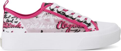 Karl Lagerfeld Paris Women's Everyday Cushioned Insole Gilianne-Lace Up Shoe Sneaker in Saudi Arabia