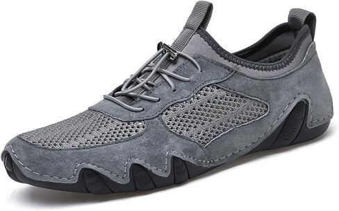 Driving Shoes for Men Breathable Mesh Men's Casual Shoes Slip On Fashion Comfortable Handmade in Saudi Arabia