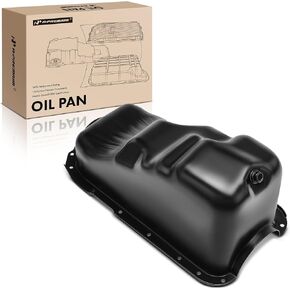 A-Premium Engine Oil Pan Sump with Drain Plug Compatible with Ford Ranger 2002-2008 & Mazda B3000 2002-2008, 3.0L, Replaces 2L5Z6675AA, 1F6110400