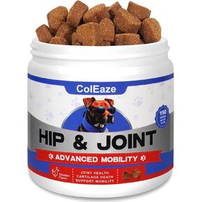 Joint Supplement for Dogs Glucosamine for Dogs Heart Shaped Chews Hip & Joint Supplement for Dogs 120 Count Lamb Flavor
