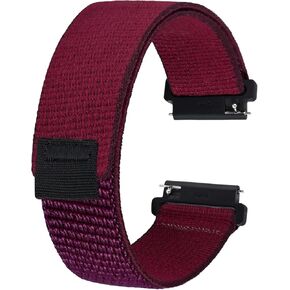 BISONSTRAP Watch Bands for Men and Women, Trail Loop Nylon Watch Straps, Quick Release Replacement Bands, 16mm 18mm 19mm 20mm 22mm