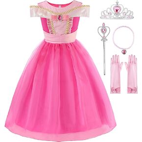 ReliBeauty Girls Drop Shoulder Princess Costume Dress up