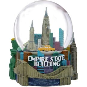 Musical NYC Snow Globe Empire Skyline 5.5 Inches Tall