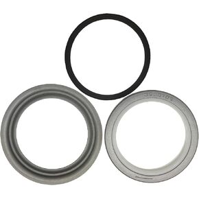 Front Main Crankshaft Oil Seal w/Steel Installer 3935959 Compatible with Cummins 1989-Up 5.9L 6.7L 6B 4B Engine Compatible with Dodge 1994-2007 5.9 RAM 12V 24V 3900709