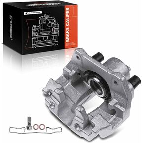A-Premium Disc Brake Caliper Assembly with Bracket Compatible with Select Volvo Models - XC90 2003-2014 - Rear Left Driver Side