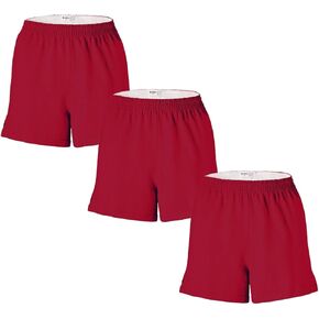 Soffe Women's Cheer Active Shorts: Trendy Fashion Cardinal