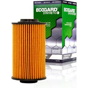 ECOGARD S5274 Premium Cartridge Engine Oil Filter for Synthetic Oil Fits Cadillac CTS 3.6L 2004-2015, CTS 3.0L 2010-2014, SRX 3.6L 2004-2009, STS 3.6L 2005-2011, CTS 2.8L 2005-2007
