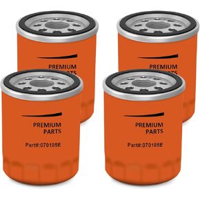 070185E Oil Filter Fit for 10-20KW Generator 760cc 990cc Engines Compatible With 070185ES（4 pack）