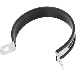 89mm 3.5" 3 1/2 Inch Motorcycle Exhaust Band Joint Clamp Muffler Pipe Stainless Steel Silver Tone Auto Replacement Parts