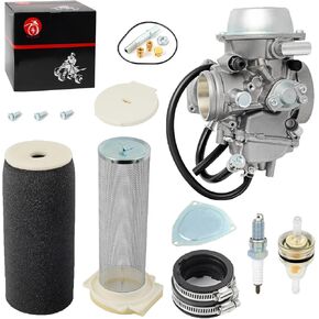 Carburetor Carb & Air Filter & Guide Intake Manifold Boot Kit For Yamaha Grizzly 660 2002 2003 2004 2005 2006 2007 2008 Carb