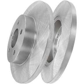 PM Auto Rear Brake Rotors For 2004-2012 Chevy Malibu, 2005-2010 Pontiac G6, 2008-2010 HHR, 2005-2008 Cobalt, 2007-2009 G5, 2007-2009 Saturn Aura, 2004-2007 ION, Automotive Replacement Brake Rotors
