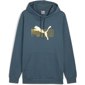 PUMA Men's Essentials Logo Fleece Hoodie (Available in Plus Sizes)