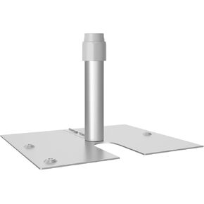 14"x16" Base with Pin for Pipe and Drap Stand, Foldable Metal Base for Backdrop Stand, Curtain Stand, Wedding Decor and Party