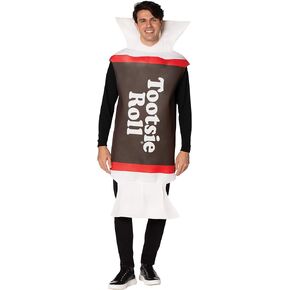 Rasta Imposta Tootsie Roll Halloween Costume, Adult One Size Brown