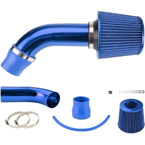 Cold Air Intake Kit, AUTOSITY Universal 3" Cold Air Intake, Upgraded Air Intake System Kit - Blue